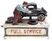 Копилка "Full Service" Чугун, литье, роспись США (?), 1890-1910-е гг "J E Stevens Pat 856 Detrott 1892" инфо 10402v.