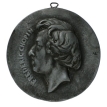 Плакетка "Frederic Chopin" Металл, литье Западная Европа, конец XIX века мебели, бытовых предметов и т д инфо 10524v.
