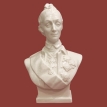 Бюст Суворова (фарфор) СССР, середина ХХ века 1956 г инфо 10571v.