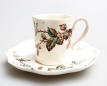 Чашка и блюдце Фарфор, деколь, роспись Англия, начало ХХ века Coalport 1918 г инфо 10592v.