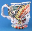 Декоративная кружка "Молоко" (фарфор, роспись), СССР, 1960-е гг 1980", № 01, стр 88 инфо 10594v.