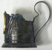 Подстаканник Металл, эмаль, роспись СССР, середина XX века 1952 г инфо 10748v.